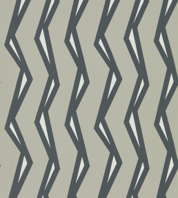 Rayo Wallpaper - Steel / Liquorice Steel / Liquorice