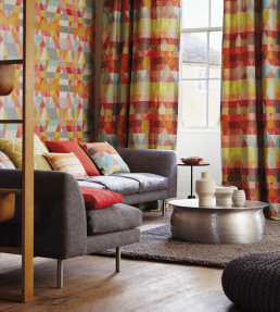 Axis Fabric - Tangerine / Citrus Tangerine / Citrus