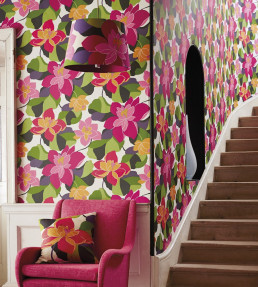 Diva Wallpaper - Peony / Sunset Peony / Sunset