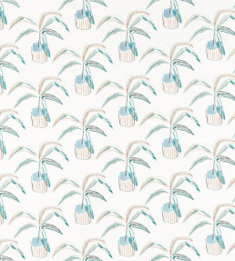 Crassula Fabric - Marine / Tangerine / Mint Marine / Tangerine / Mint