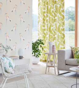 Parlour Palm Fabric - Palm Frost Palm Frost