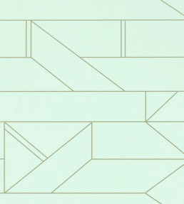 Barbican Wallpaper - Mint Mint