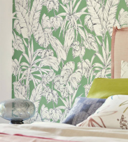 Parlour Palm Wallpaper - Citrus Citrus