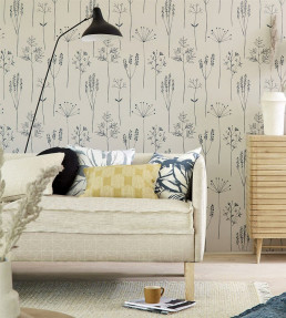 Stipa Wallpaper - Denim Denim