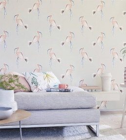 Zanzibar Wallpaper - Blush Blush