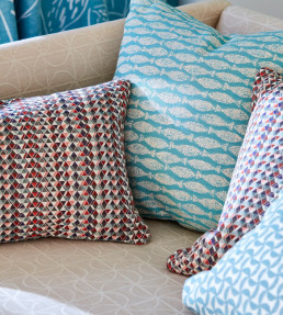 Samaki Fabric - Indigo Indigo