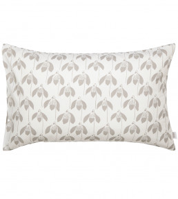 Snowdrop Standard Pillow Case Pair, Parchment Parchment