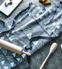Spike Adult Apron, Grey Grey
