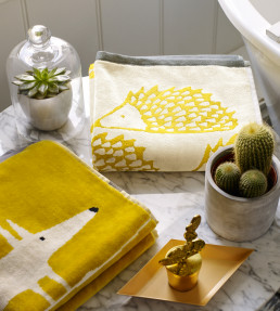 Spike Towel, Mustard Mustard