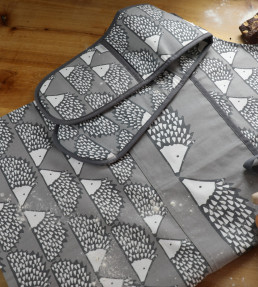 Spike Double Oven Glove, Grey Grey
