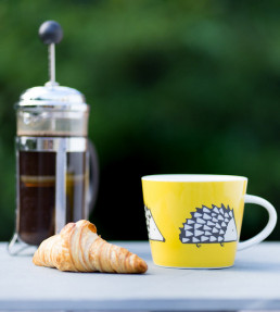 Spike Mug 350ml, Yellow Yellow
