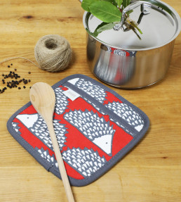 Spike Pot Grab 22 x 22cm, Red Red