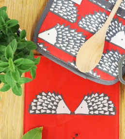 Spike Pot Grab 22 x 22cm, Red Red