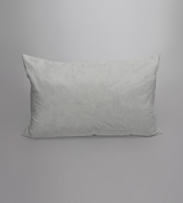 12 by 18 Inch Feather Cushion White