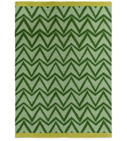 Dhurrie Outdoor Rug - Green Green