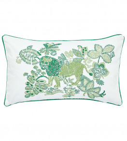 Leopard Dots Ready Made Cushion, Mint Leaf Mint Leaf