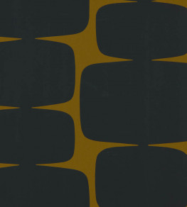 Lohko Wallpaper - Tumeric / Charcoal Tumeric / Charcoal