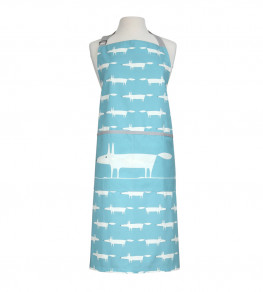 Mr Fox Adult Apron, Teal Teal