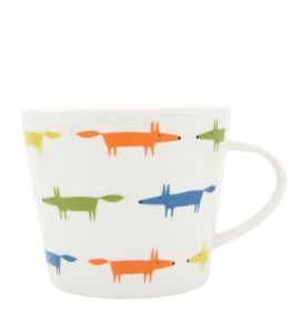 Mr Fox Anniversary Mug, Multi Coloured Multi Coloured