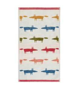 Mr Fox Birthday Towel, Multi Multi