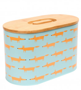 Mr Fox Bread Bin, Blue Blue