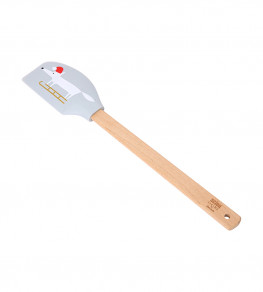 Mr Fox Christmas Mini Silicone Spatula, Mid-Grey Mid-Grey