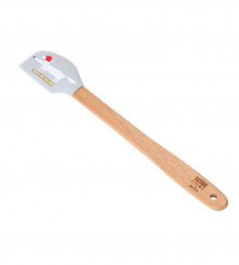 Mr Fox Christmas Silicone Spatula, Mid-Grey Mid-Grey