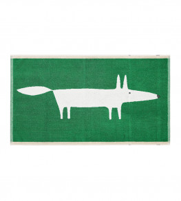 Mr Fox Bold Bath Mat, Mint Leaf Mint Leaf