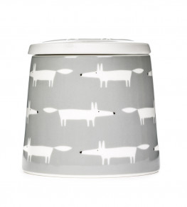 Mr Fox Large Storage Jar, Dove / Grey Dove / Grey