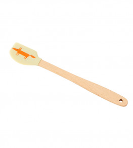 Mr Fox Mini Silicone Spatula, Stone Stone