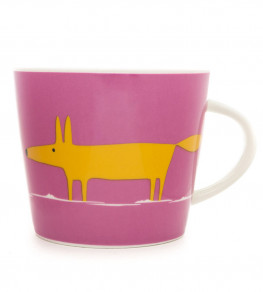 Mr Fox Mug, Pink / Orange Pink / Orange