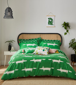 Mr Fox Bedding Set, Mint Leaf Mint Leaf