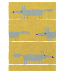 Mr Fox Rug - Mustard Mustard