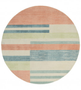 Parwa Round Rug - Chalky Brights Chalky Brights