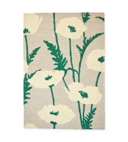 Poppy Pop Rug - Parchment / Gecko Parchment / Gecko