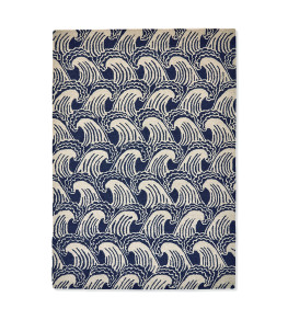 Ride the Wave Rug - Denim Denim