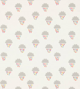 April Showers Fabric - Poppy / Tangerine / Sunsh Poppy / Tangerine / Sunsh