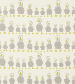 Booby Bird Fabric - Pistachio Pistachio