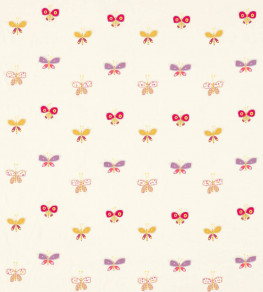 Flutterby Fabric - Rhubarb / Violet / Rose Rhubarb / Violet / Rose