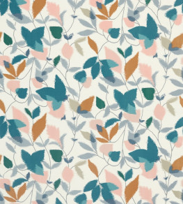 Akira Fabric - Ginger / Teal Ginger / Teal