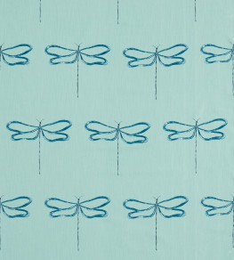 Dragonfly Fabric - Marine Marine