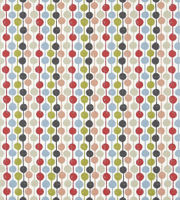 Taimi Fabric - Kiwi / Poppy / Charcoal Kiwi / Poppy / Charcoal