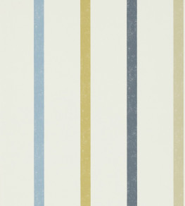 Hoppa Stripe Wallpaper - Cobalt / Almond / Midnight Cobalt / Almond / Midnight