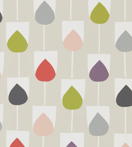 Sula Wallpaper - Spice / Rose / Granite Spice / Rose / Granite