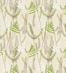 Athyrium Fabric - Hessian/Apple/Pebble Hessian/Apple/Pebble