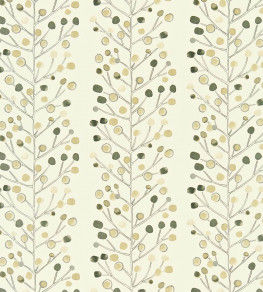 Berry Tree Fabric - Cream / Storm / Hessian Cream / Storm / Hessian