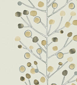 Berry Tree Wallpaper - Cream / Storm / Hessian Cream / Storm / Hessian