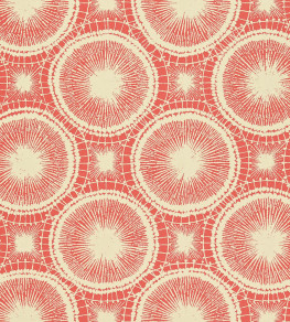 Tree Circles Wallpaper - Pimento / Champagne Pimento / Champagne