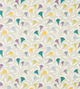 Noukku Fabric - Foxglove / Graphite / Forest Foxglove / Graphite / Forest