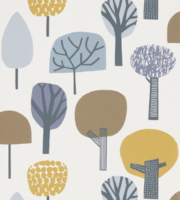 Liora Wallpaper - Honey / Cocoa / Slate Honey / Cocoa / Slate